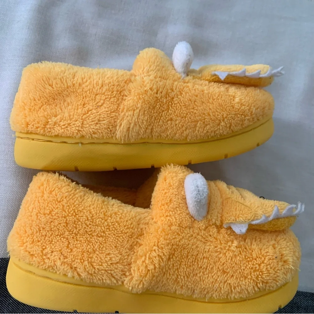 Dinosaur Memory Foam Hard Sole Slippers
